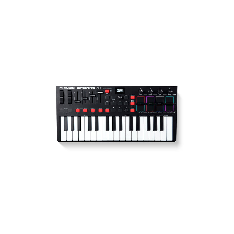 M-Audio OXYGENPROMINI Midi Controller - CONTROLLERS - M-AUDIO TOMS The Only Music Shop