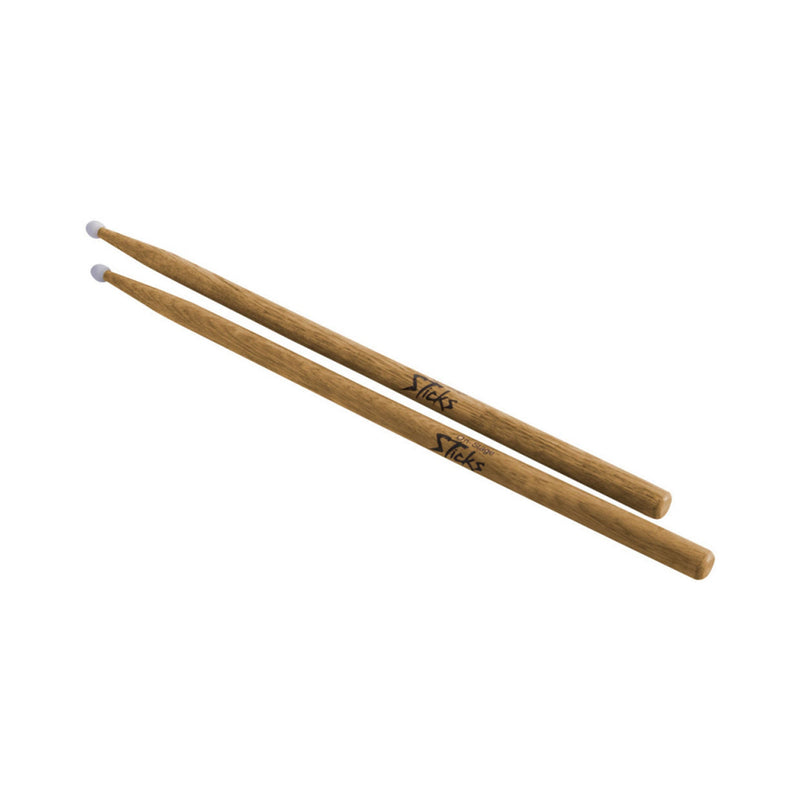 On-Stage 7A Nylon Tip Hickory Drum Sticks - DRUM STICKS - ON-STAGE - TOMS The Only Music Shop