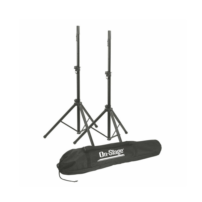 On-Stage All-Aluminium Speaker Stand Pack - SPEAKER STANDS - ON-STAGE - TOMS The Only Music Shop