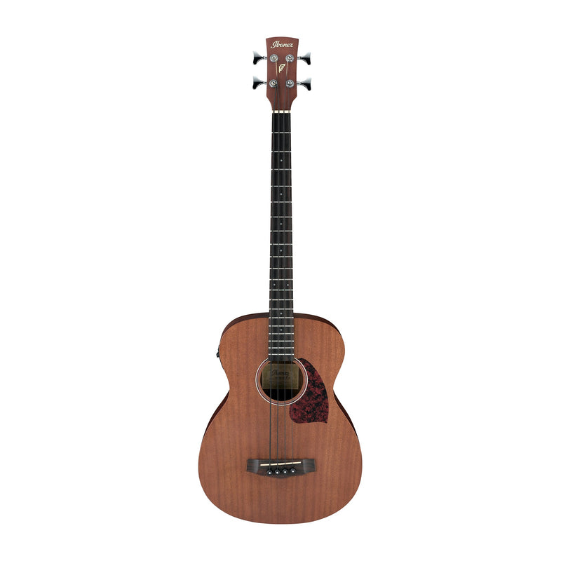 Ibanez PCBE12MH-OPN Electro Acoustic Bass - Open Pore Natural Acoustic Electric Bass Guitar
