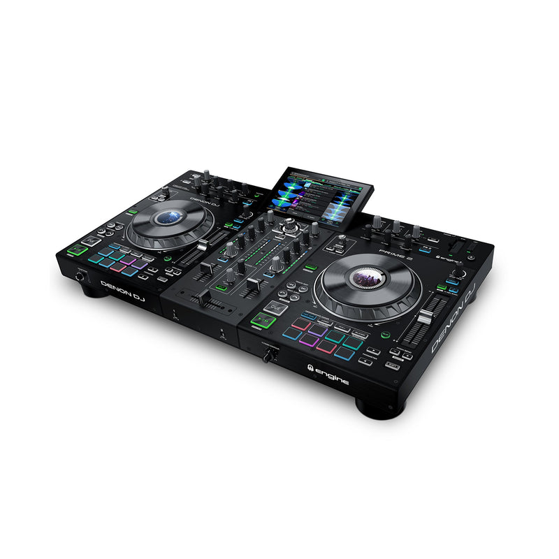 Denon DJ Prime2 2-Deck Smart DJ Console with 7-inch Touchscreen Media Player
