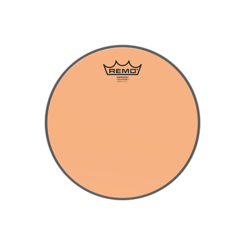 REMO Emperor Colortone 10" Orange Drumhead - DRUM HEADS - REMO - TOMS The Only Music Shop