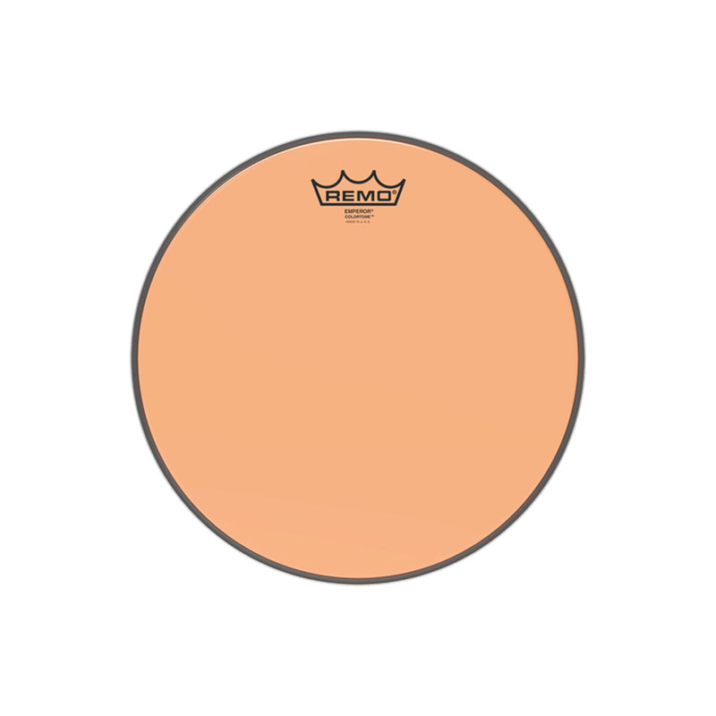 REMO Emperor Colortone 12" Orange Drumhead - DRUM HEADS - REMO - TOMS The Only Music Shop