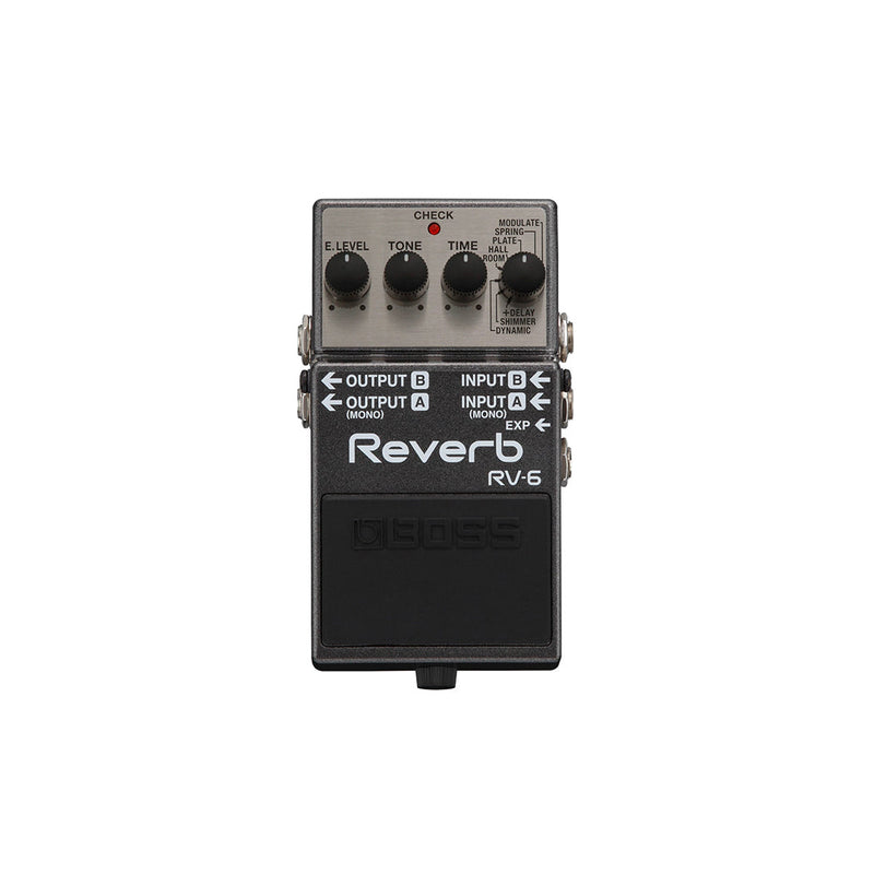 Boss RV-6 Digital Reverb Pedal - EFFECTS PEDALS - BOSS - TOMS The Only Music Shop