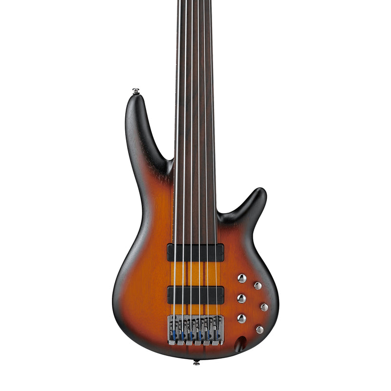Ibanez SRF706-BBF 6 String Electric Bass Guitar Brown Burst Flat - BASS GUITARS - IBANEZ - TOMS The Only Music Shop