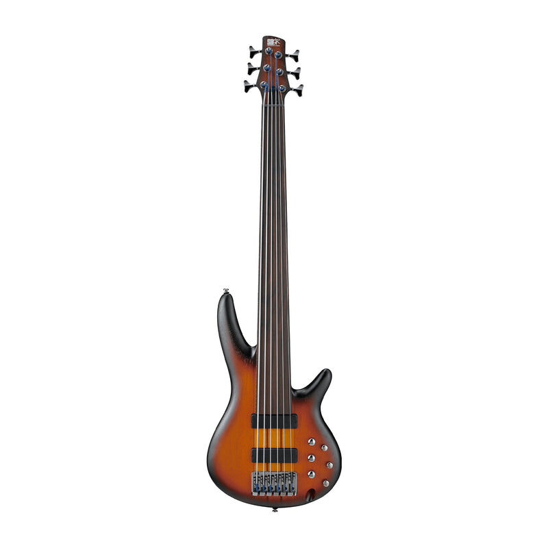 Ibanez SRF706-BBF 6 String Electric Bass Guitar Brown Burst Flat - BASS GUITARS - IBANEZ - TOMS The Only Music Shop