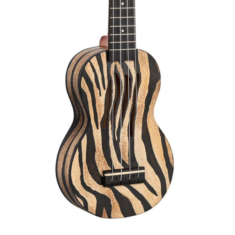 Mahalo TE-MA1ZE Art Series Soprano Ukelele Zebra - UKELELES - MAHALO TOMS The Only Music Shop