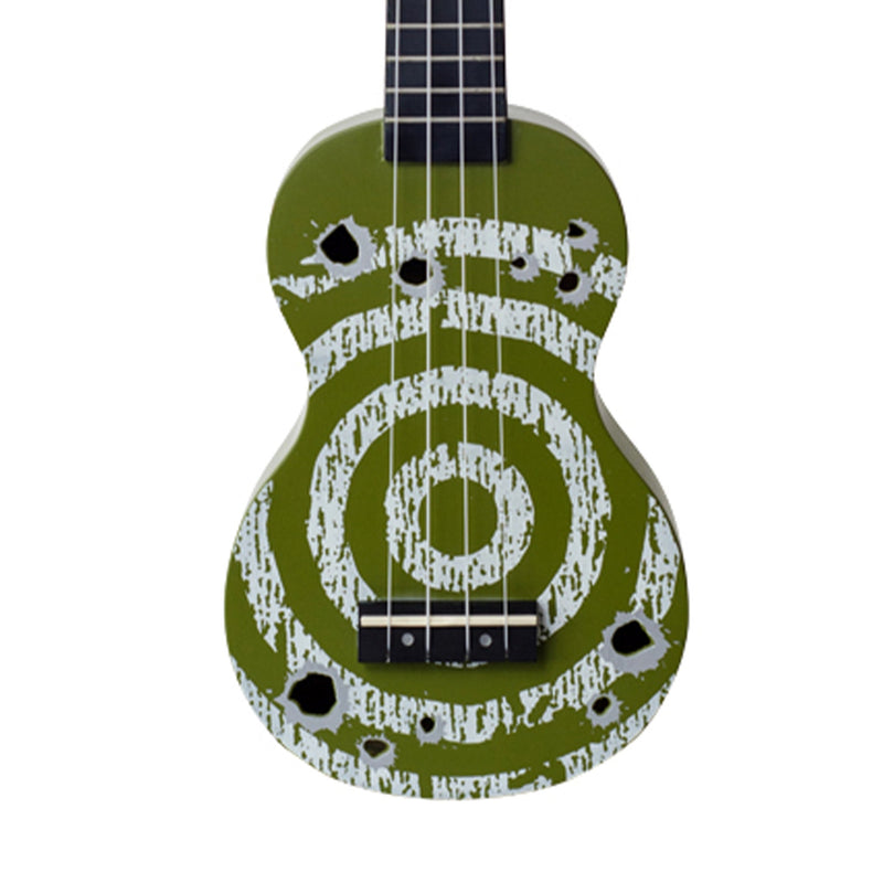 Mahalo TE-MD1TAAGN Soprano Ukelele Target Green - UKELELES - MAHALO TOMS The Only Music Shop